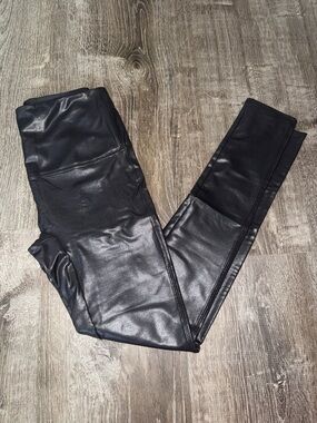 Jane and Bleecker Black Faux Leather Leggings